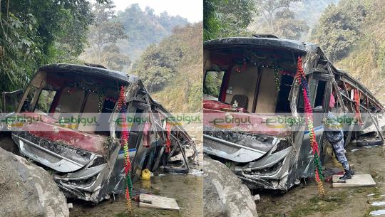 कपिलबस्तु बस दुर्घटना : मृतक १० जना मध्ये ७ जना कञ्चनपुरका (अपडेट) 