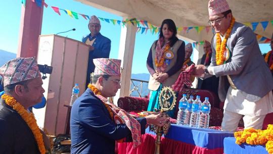डडेल्धुरामा जिल्ला स्तरीय राष्ट्रपति रनिङ शिल्ड सुरु