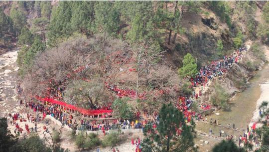 दलित पुजारी रहेको बैतडीको बनारसी धाममा जात्रा सुरु