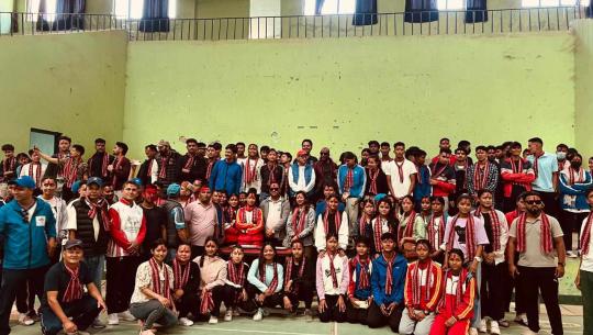 चितवनमा हुने अन्तरप्रदेशीय खेलकुद प्रतियोगिताका खेलाडि प्रस्थान