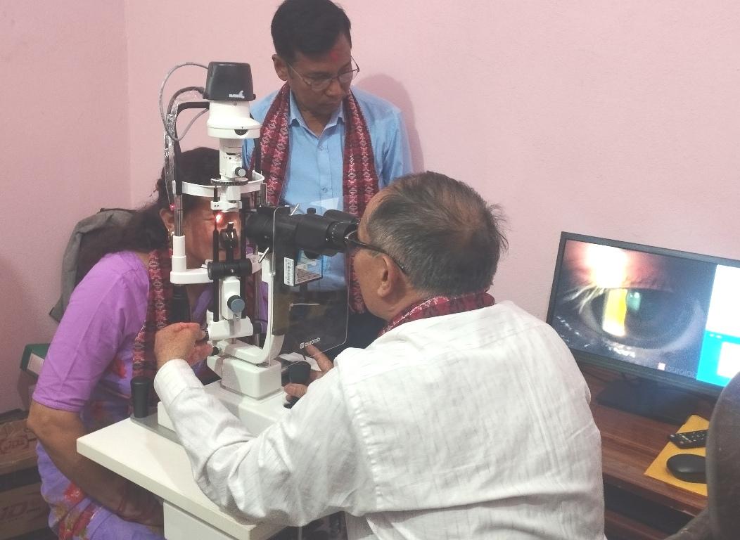 दार्चुलाको गोकुलेश्वरमा खोलिएको गेटा आँखा अस्पतालको २३ औं आँखा उपचार केन्द्र ।