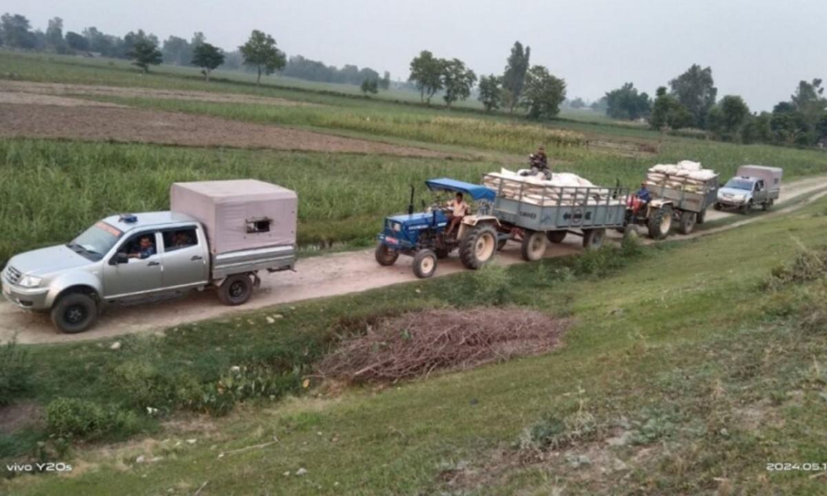 ठुलो परिणाममा सामान बरामद गरेको छ