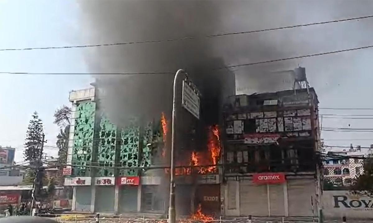 राजावादीको प्रदर्शन