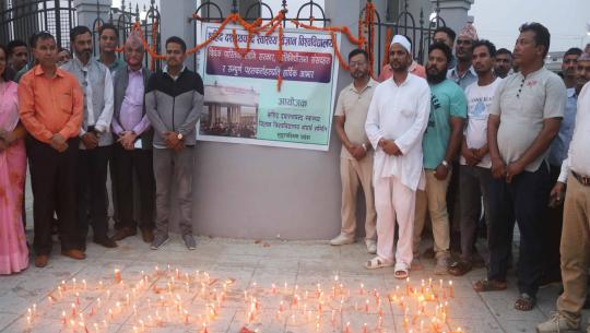 गेटामा दिप प्रज्वलन 