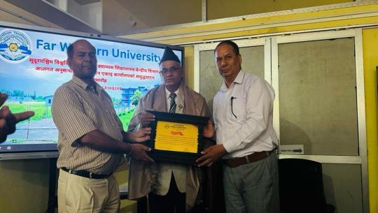 अनुसन्धान व्यवस्थापन इकाई कार्यालयको उद्घाटन 