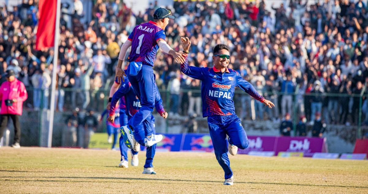 क्यानडाविरुद्धको शृङला क्लीन स्वीप, 9 विकेटले नेपालकाे जीत