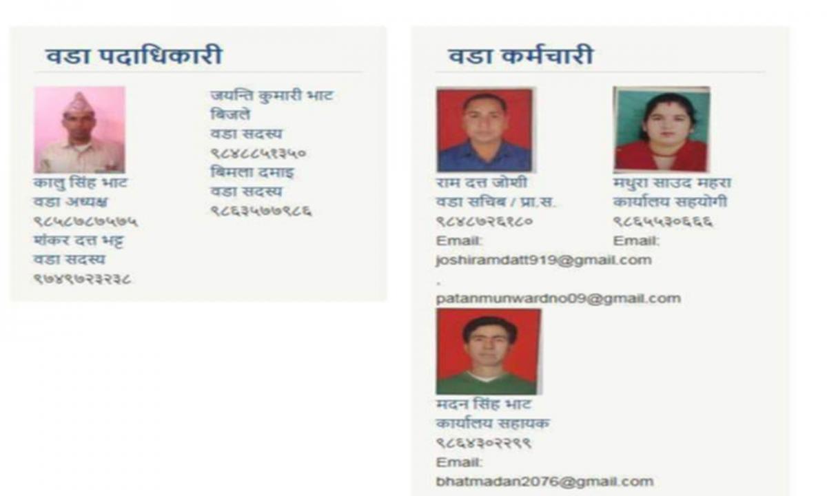नगरपालिकाको वेबसाईड 