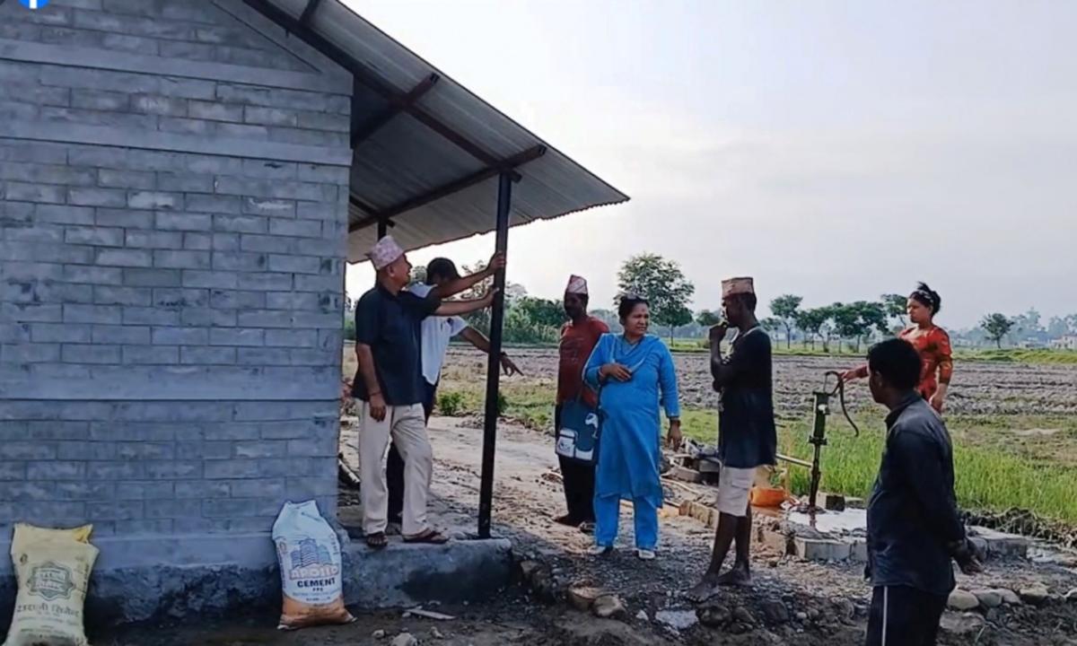 खानेपानीका धारा जडान